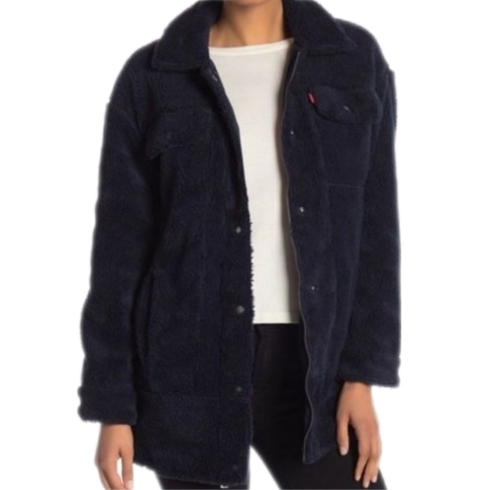 Levi's Women's Black Teddy Jacket